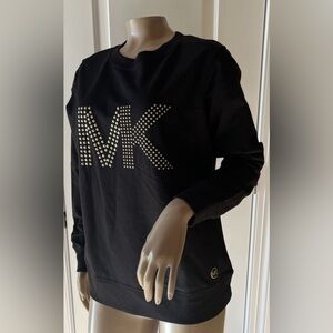 Michael Kors Gold Studded Logo Sweater